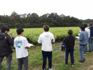 かんがい状況見学２
