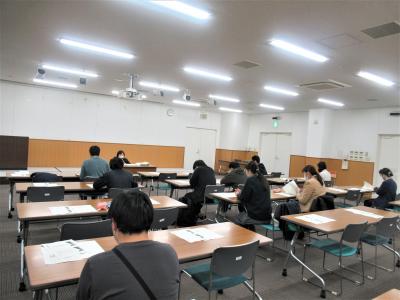 外出プログラムでわさだ支所に伺いました