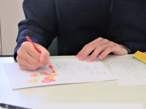 絵画クラブの様子です