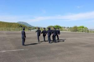 行進間