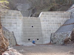 治山施設の整備後