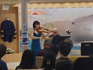 さんふらわあ船内での演奏