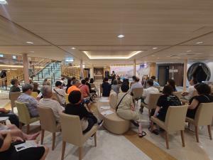 さんふらわあ船内での演奏