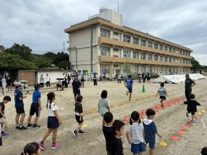 生涯スポーツ協会指導者等派遣事業(マスターズ陸上)の様子②