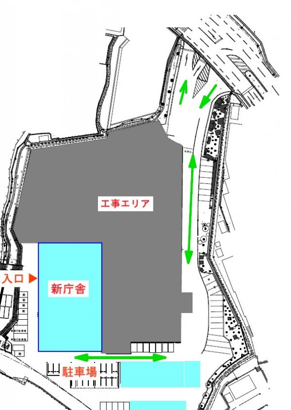 総合庁舎敷地図