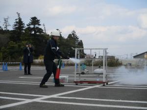 消火器　使用方法