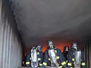 中性帯崩し放水直後