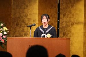 竹田市立竹田中学校　島村　音羽　さん