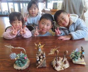 12月28日のどんぐりアート