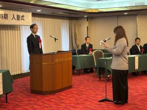 誓いの言葉のようす