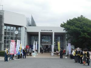 教育の日におけるあいさつ運動