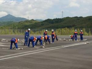 火災防ぎょ実技1