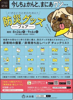 防災グッズフェアポスター