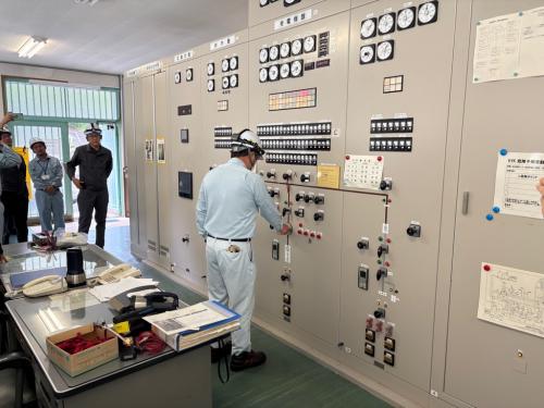 発電機停止操作
