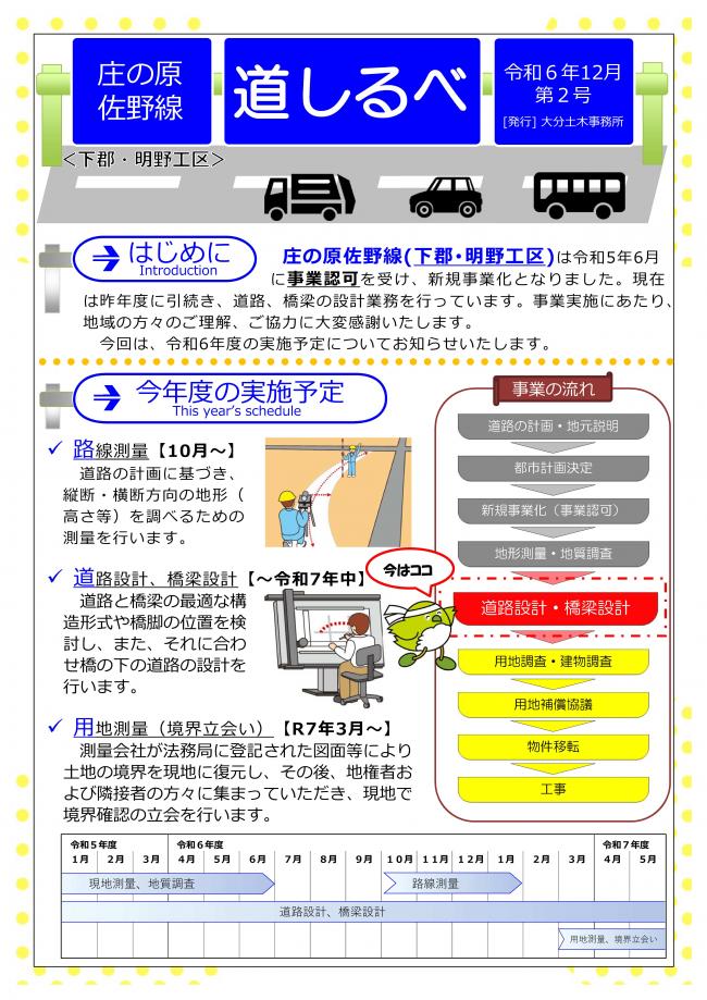 かわら版「道しるべ」第２号-1