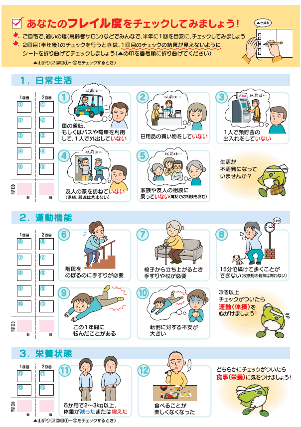 フレイルチェック（１）