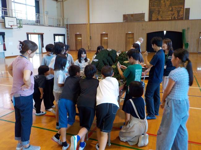 もりりんランドを使った実演