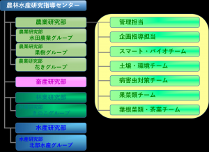 農業研究部組織図